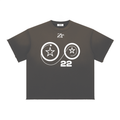 Ziftan Sun Fade Raw Edge T-Shirt