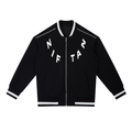 Ziftan Contrast Piping Zip Bomber Jacket