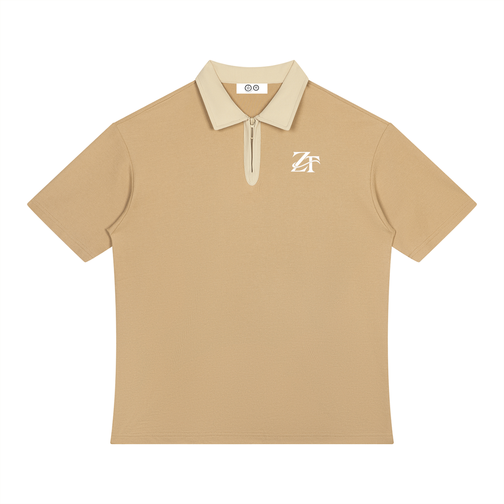 Men Color Block Quarter-Zip Ziftan Shirt