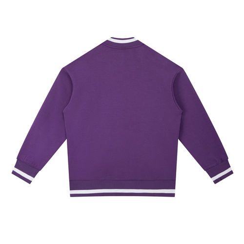 Ziftan Contrast Piping Zip Bomber Jacket