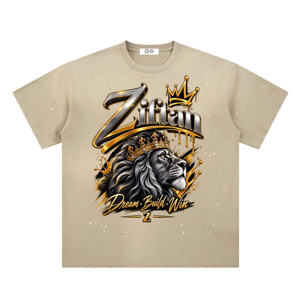 Hand-Frayed Sunfade Paint Splatter T-Shirt