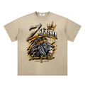 Hand-Frayed Sunfade Paint Splatter T-Shirt