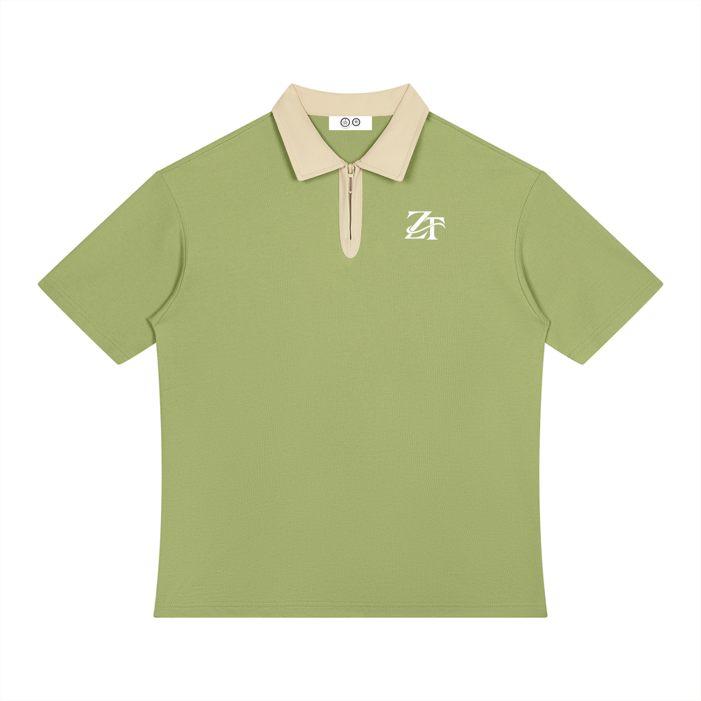 Men Color Block Quarter-Zip Ziftan Shirt