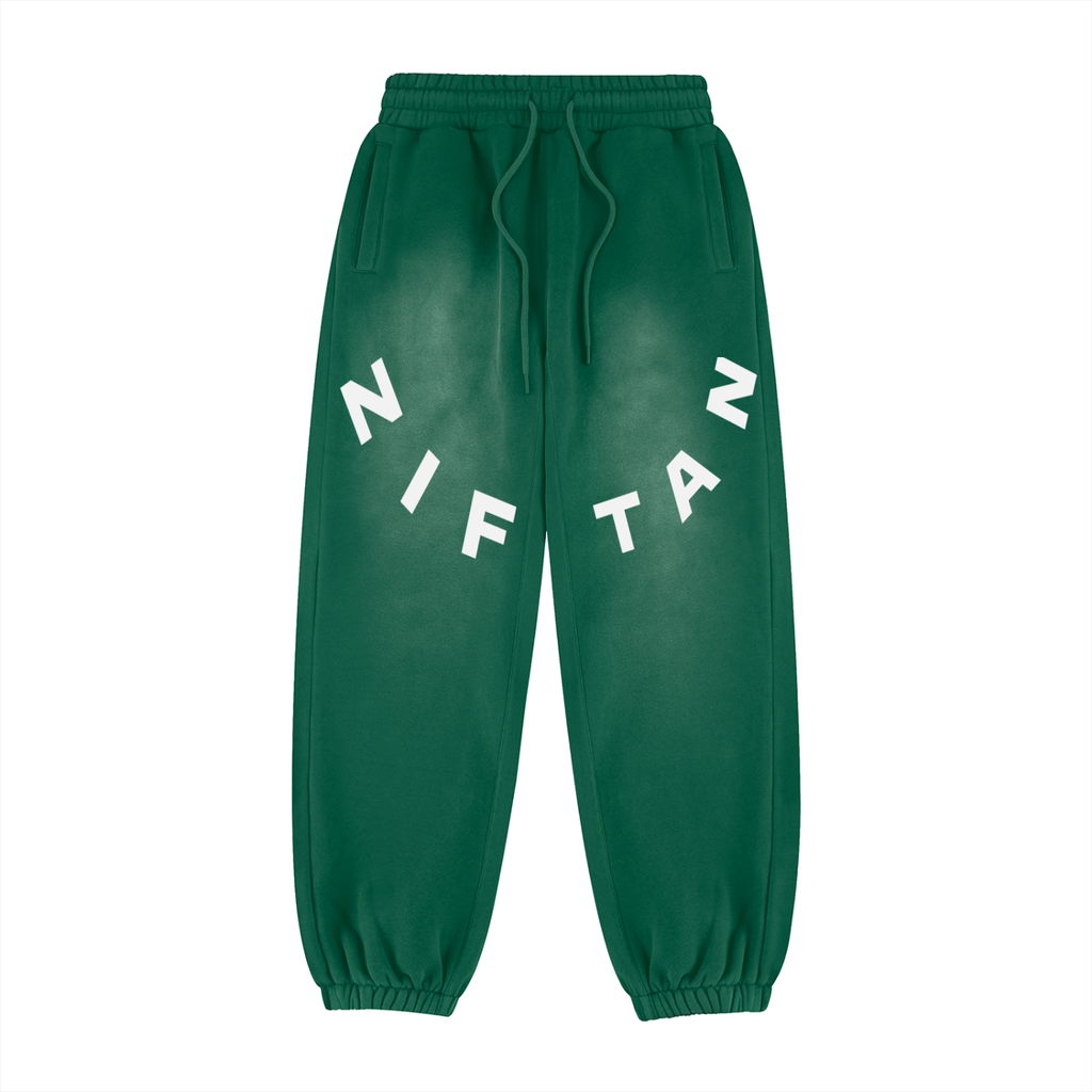 Ziftan Vintage Washed Fleece Jogger Sweatpants