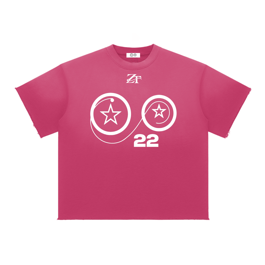 Ziftan Sun Fade Raw Edge T-Shirt
