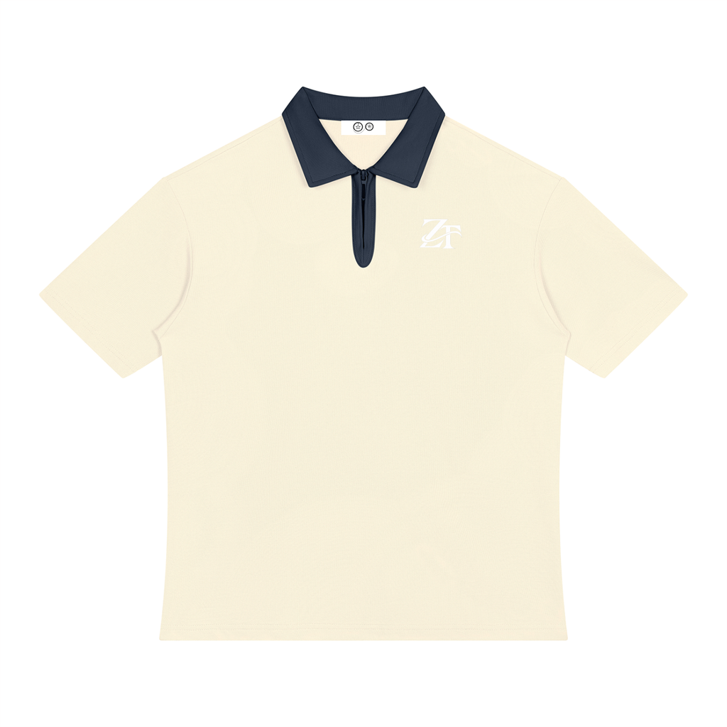Men Color Block Quarter-Zip Ziftan Shirt