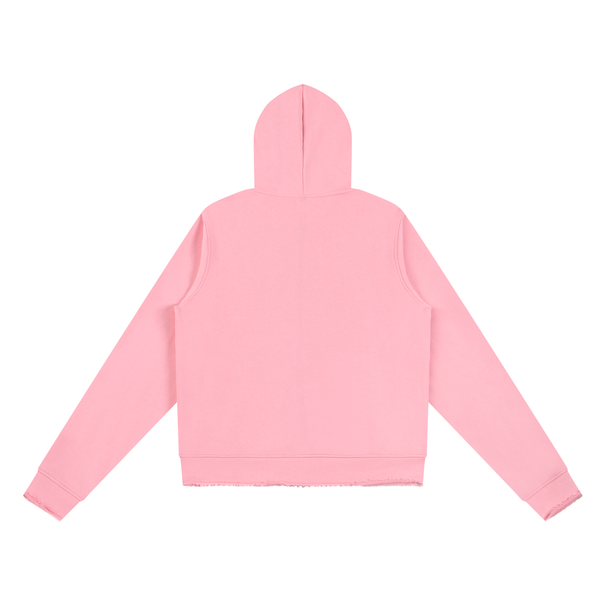 Ziftan Women’s Raw Edge Full Zip Hoodie
