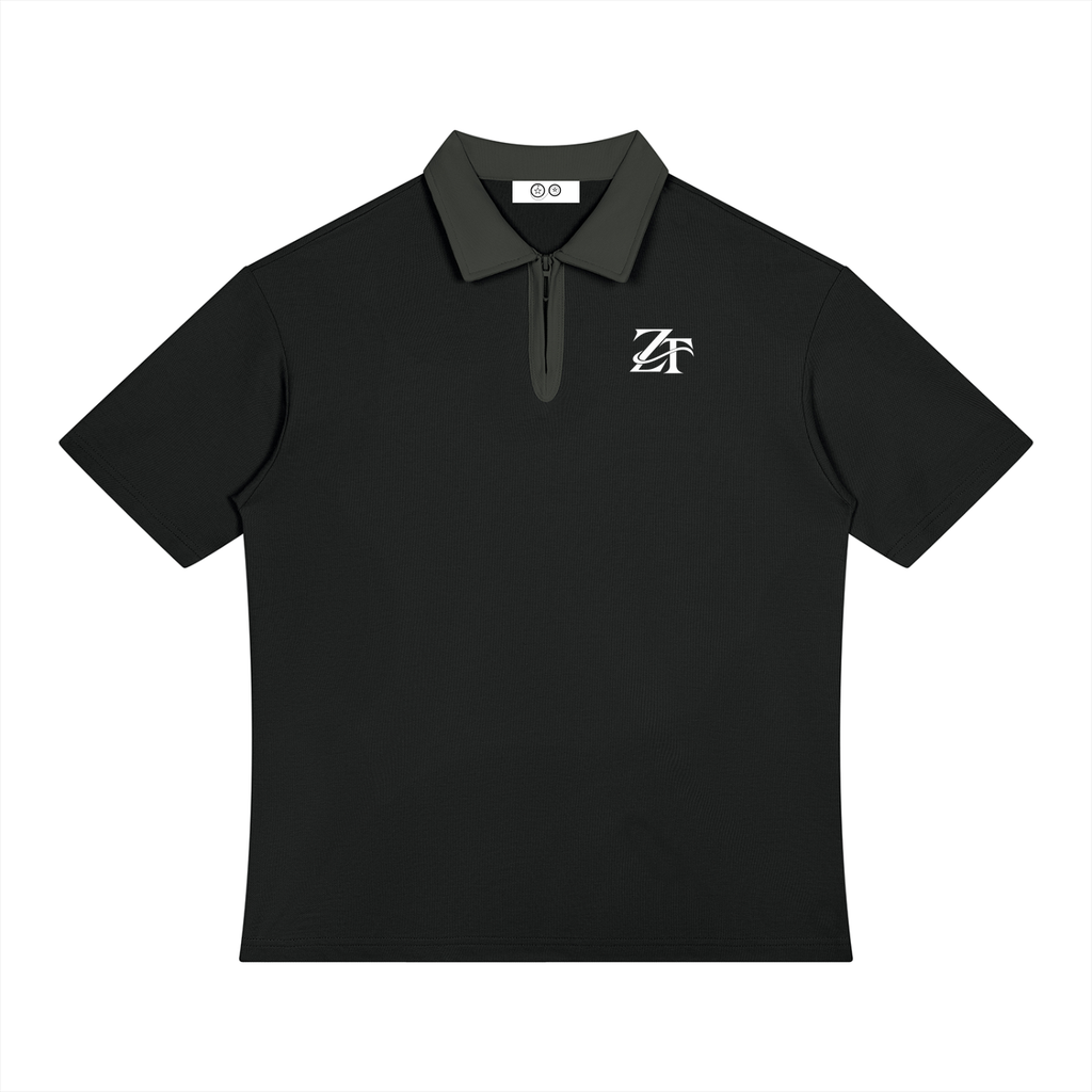 Men Color Block Quarter-Zip Ziftan Shirt