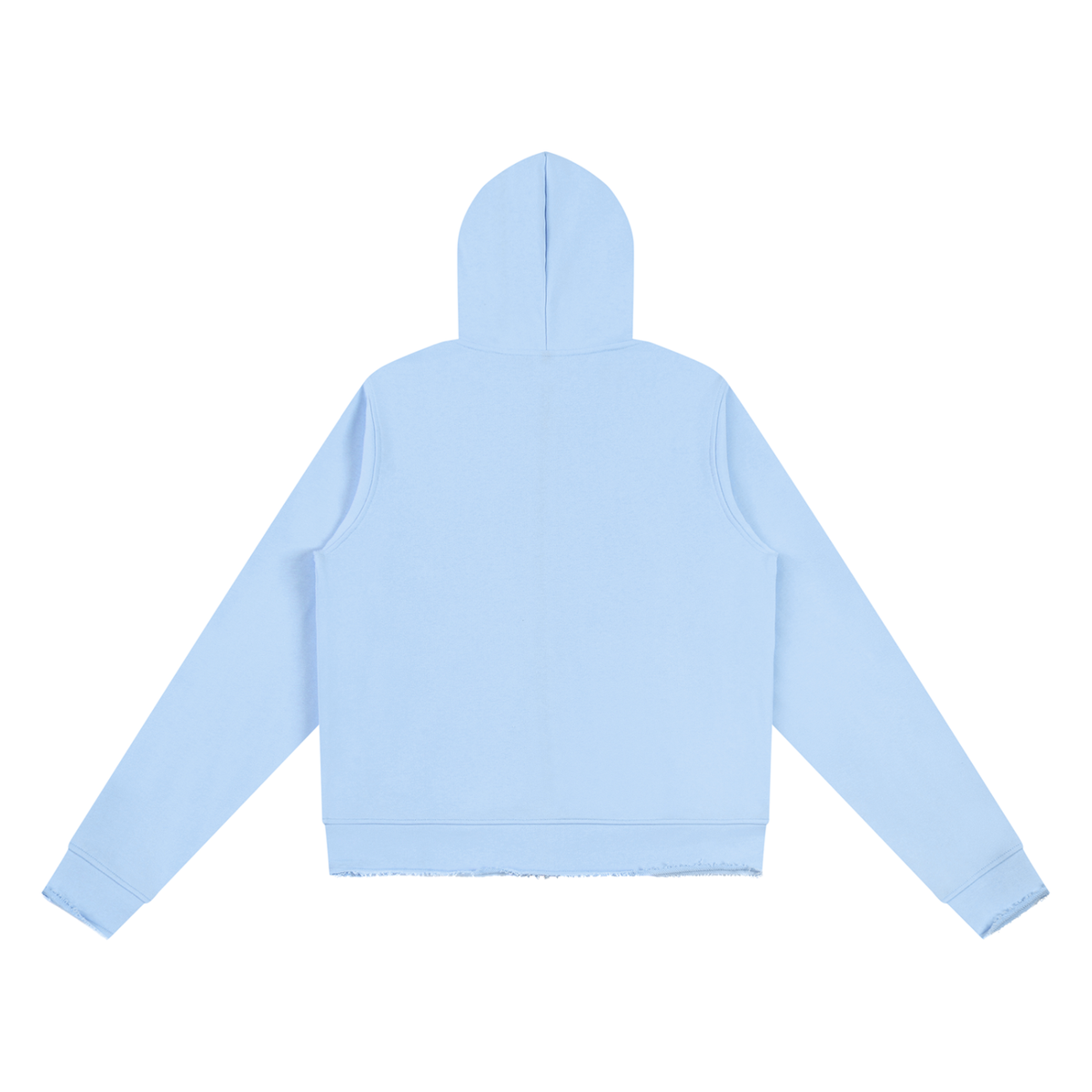 Ziftan Women’s Raw Edge Full Zip Hoodie