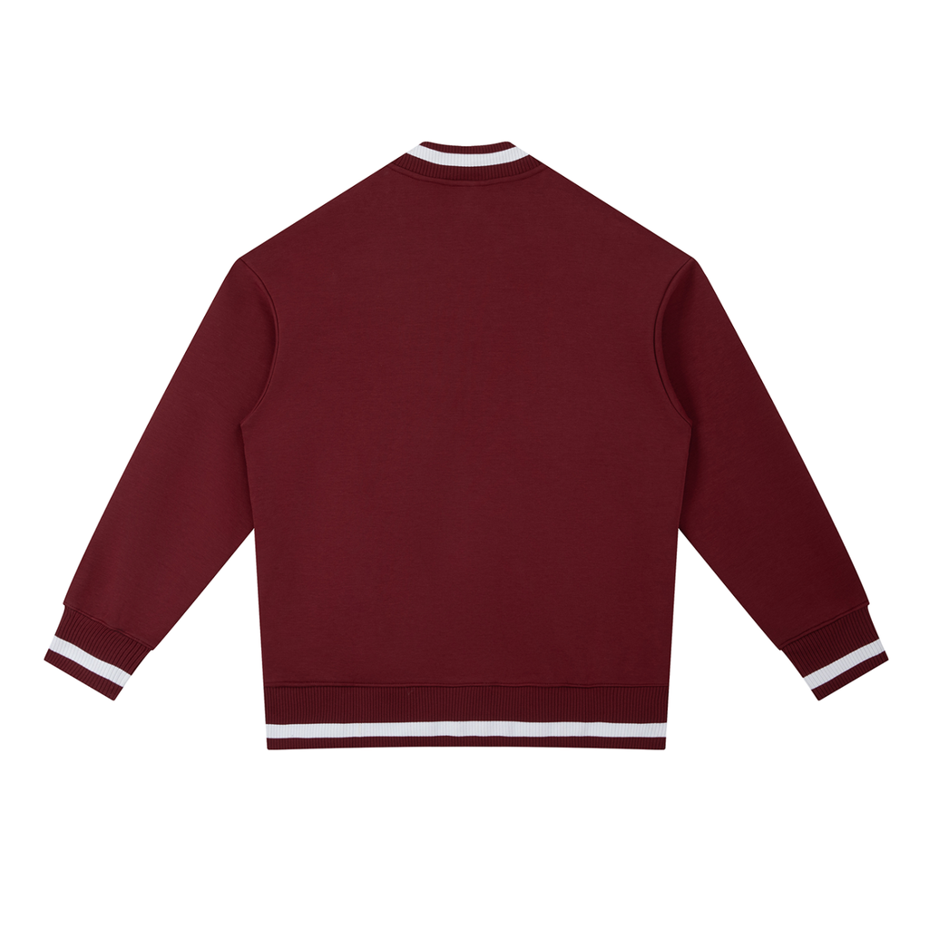 Ziftan Contrast Piping Zip Bomber Jacket
