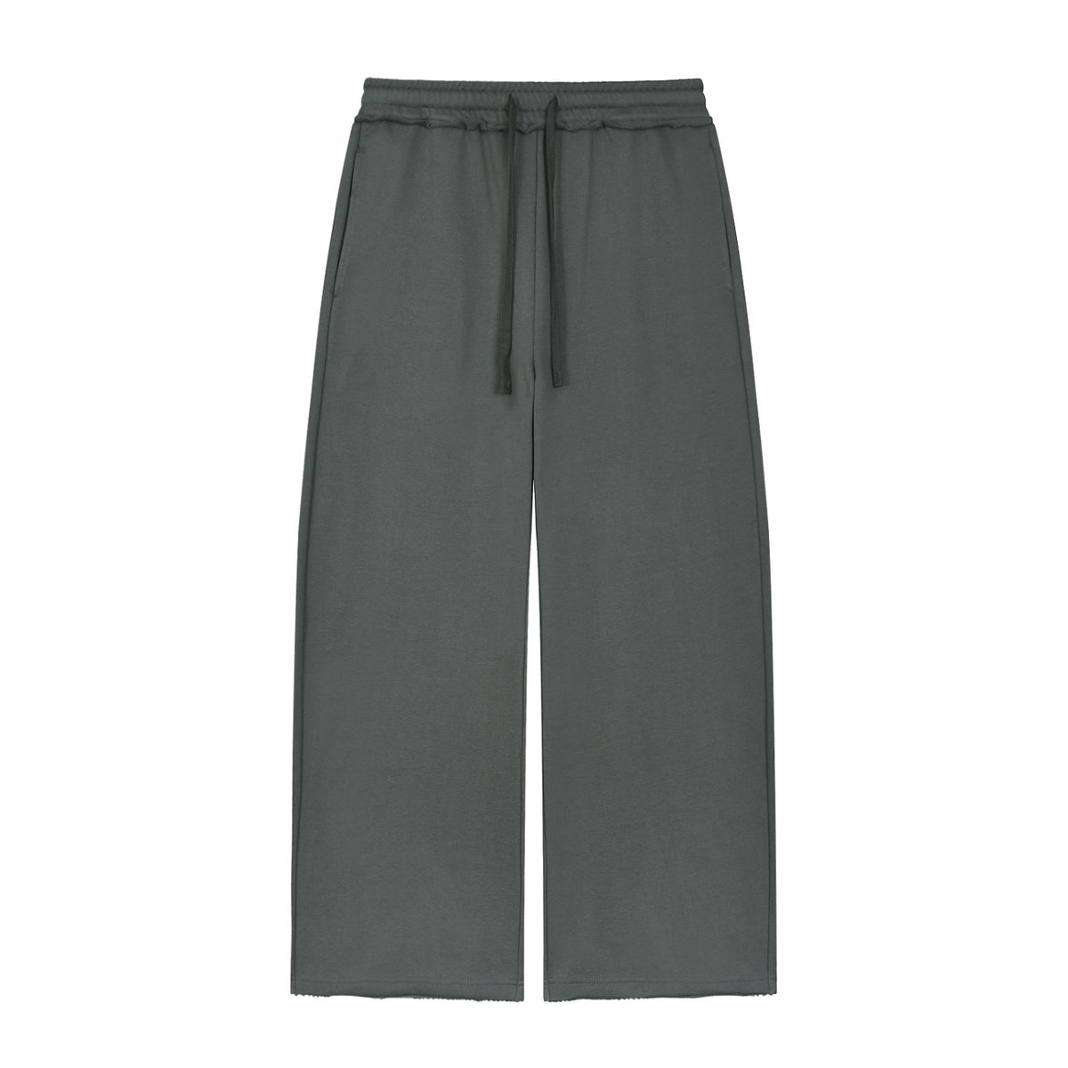 Ziftan Women’s Wide Leg Raw Edge Sweatpants