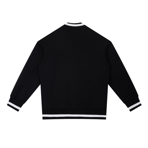 Ziftan Contrast Piping Zip Bomber Jacket