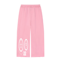 Ziftan Women’s Wide Leg Raw Edge Sweatpants