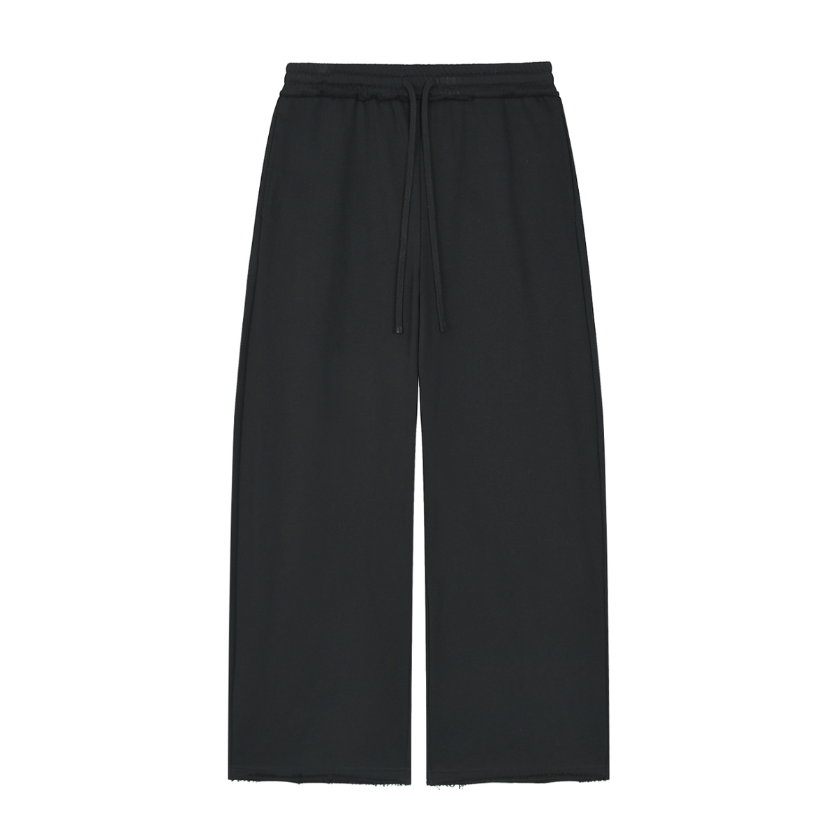 Ziftan Women’s Wide Leg Raw Edge Sweatpants