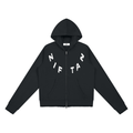 Ziftan Women’s Raw Edge Full Zip Hoodie