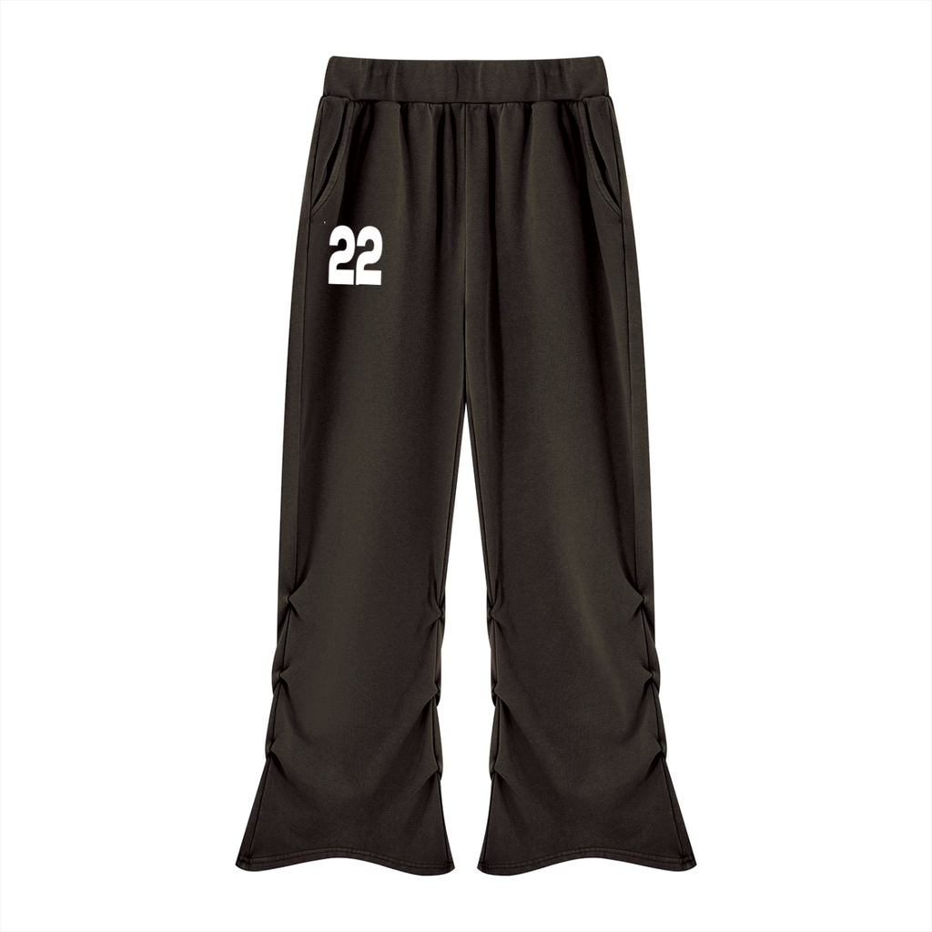 Ziftan Women’s Vintage Wash Ruched Sweatpants