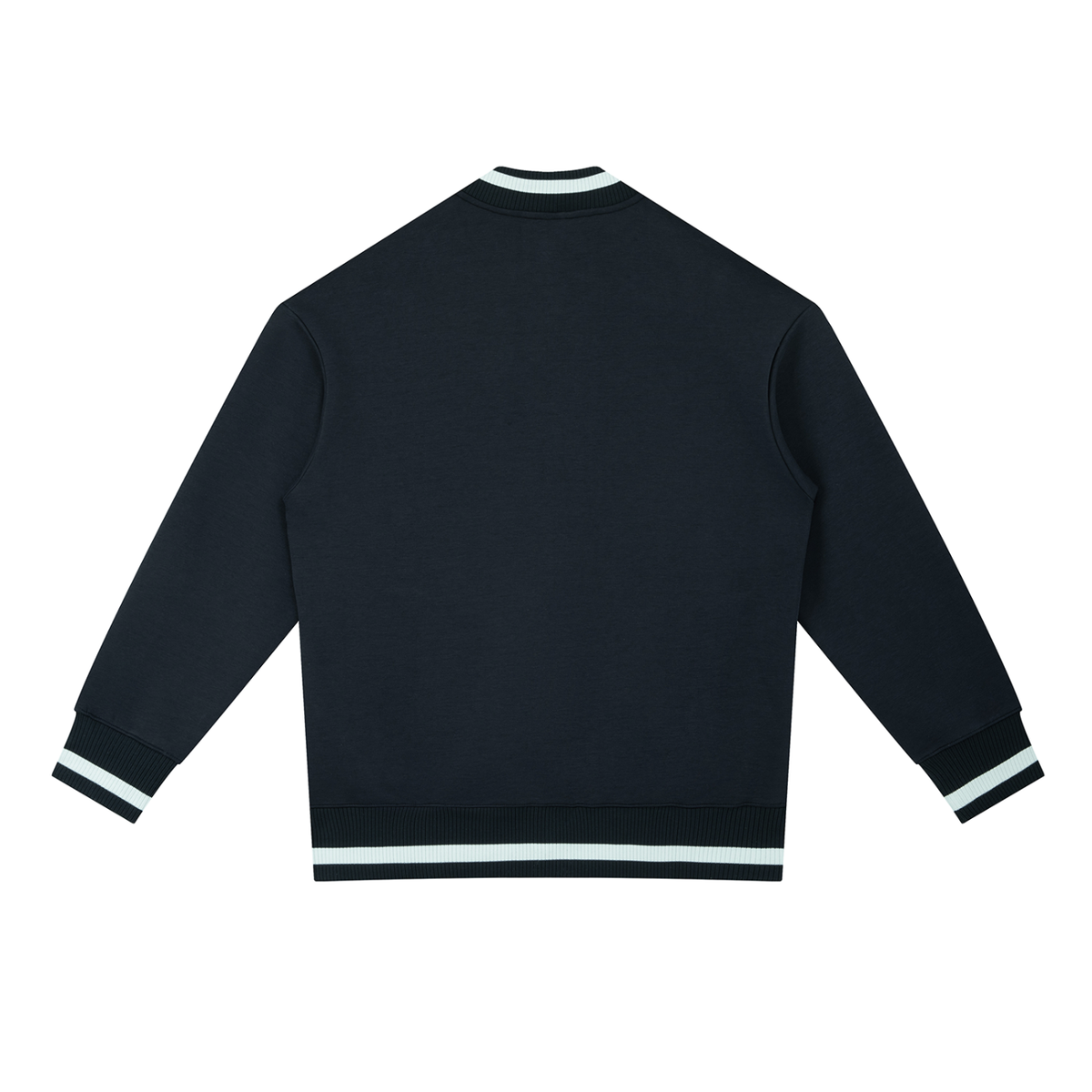 Ziftan Contrast Piping Zip Bomber Jacket