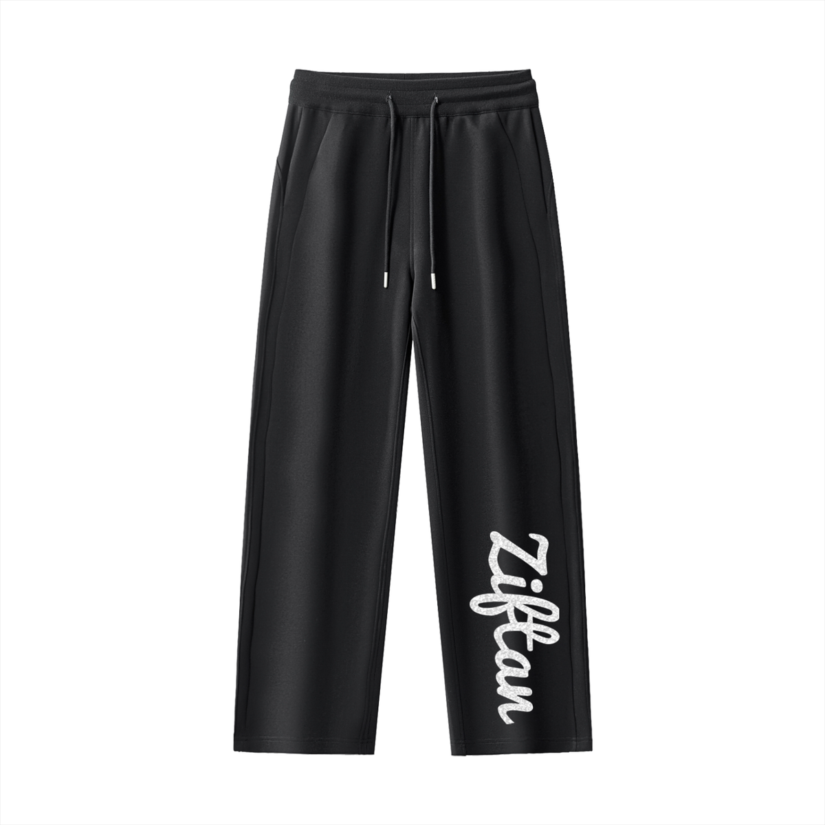 Ziftan Essential Drawstring Straight-Leg Sweatpants