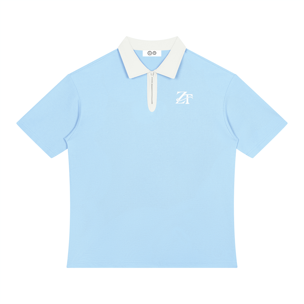Men Color Block Quarter-Zip Ziftan Shirt