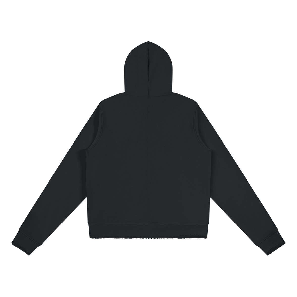 Ziftan Women’s Raw Edge Full Zip Hoodie