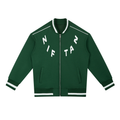 Ziftan Contrast Piping Zip Bomber Jacket