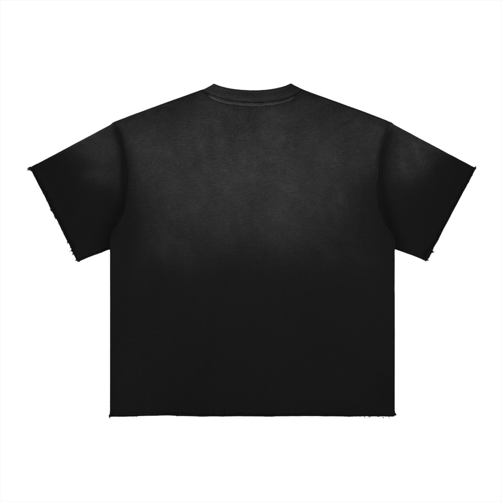 Ziftan Sun Fade Raw Edge T-Shirt
