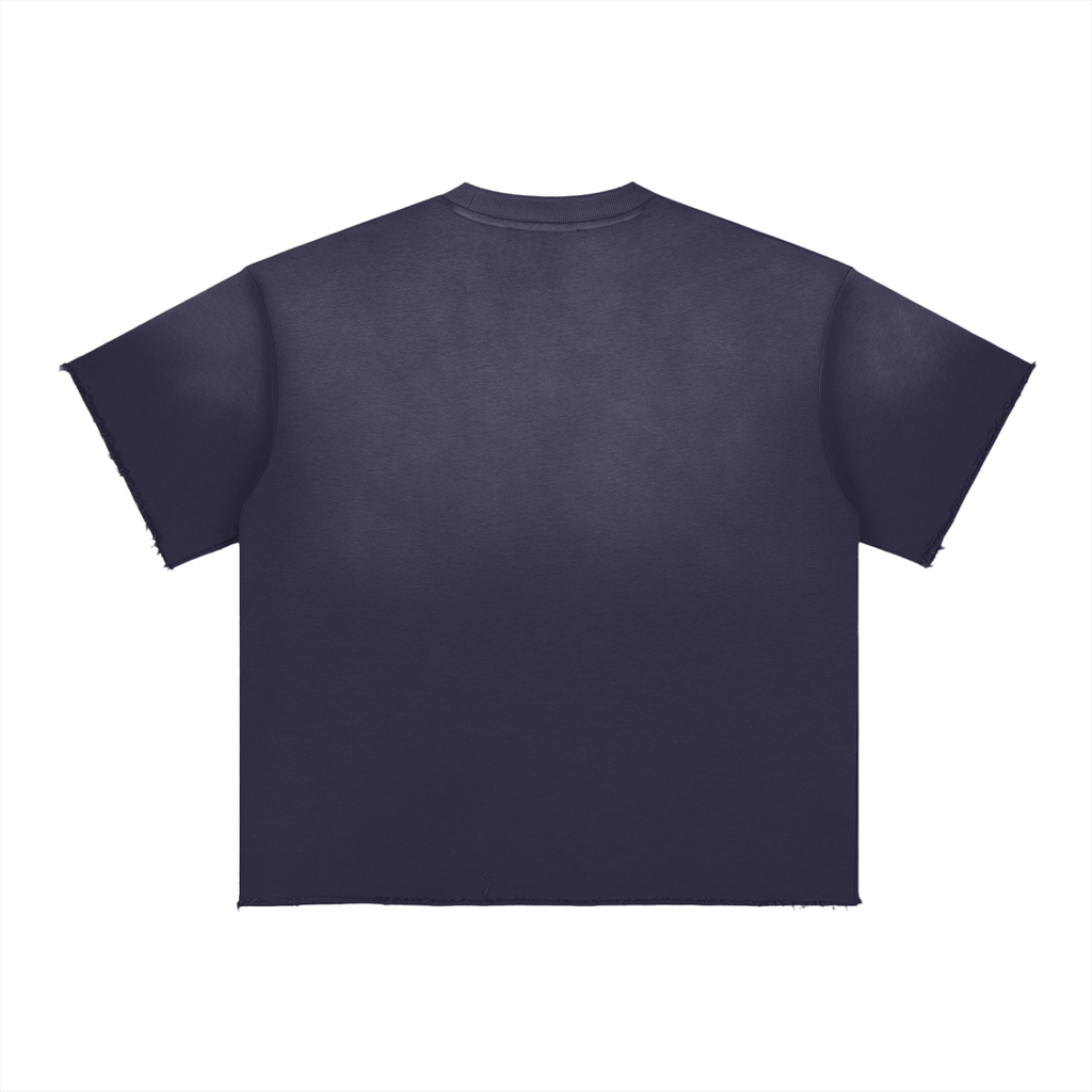 Ziftan Sun Fade Raw Edge T-Shirt