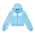 Ziftan Women’s Vintage Wash Full Zip Hoodie