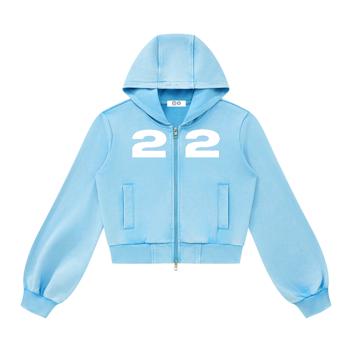 Ziftan Women’s Vintage Wash Full Zip Hoodie