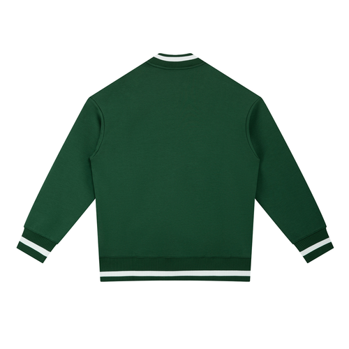 Ziftan Contrast Piping Zip Bomber Jacket